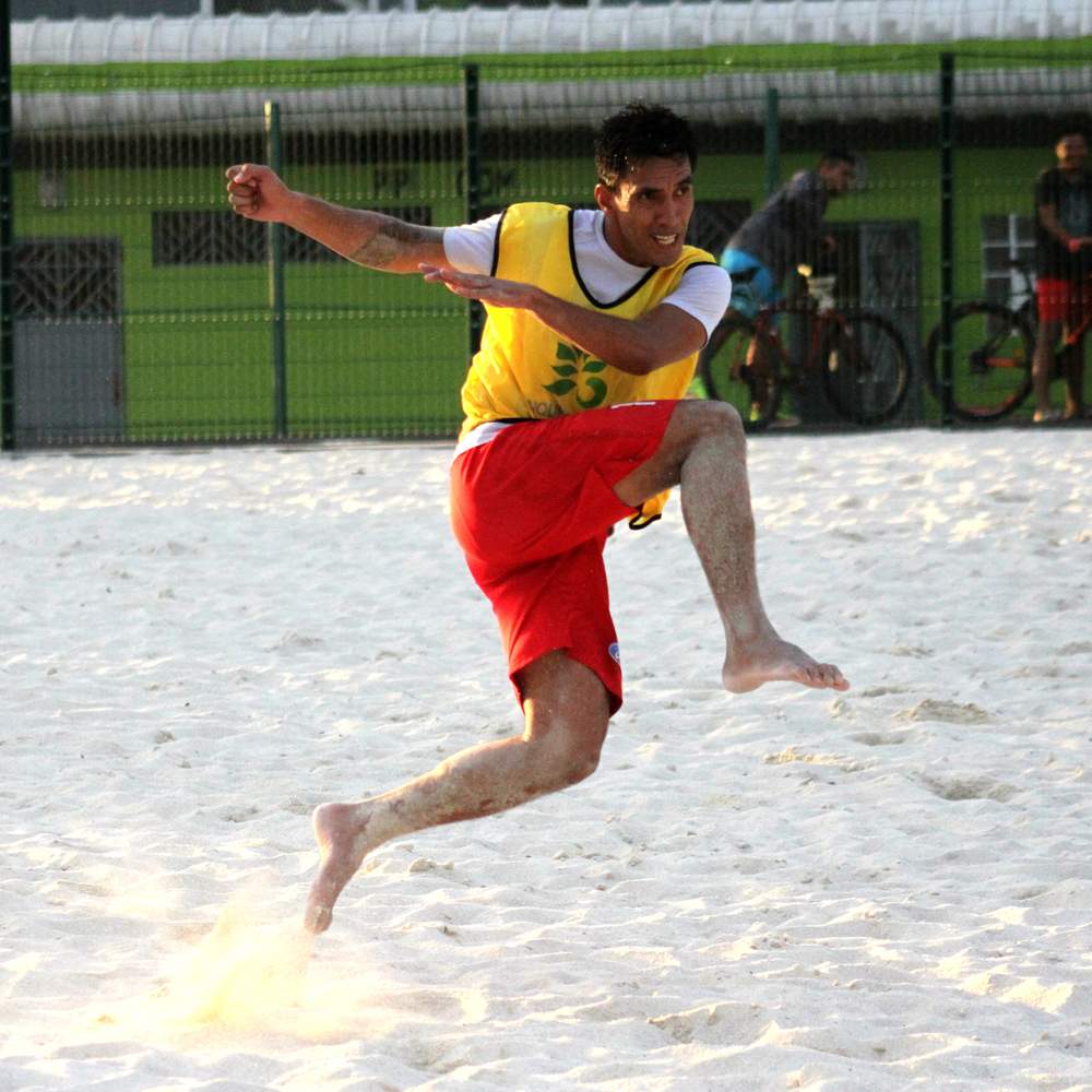 Zavaroni is a telecommunications technician by day, and national beach soccer coach by twilight.
PHOTO: BEN STRANG