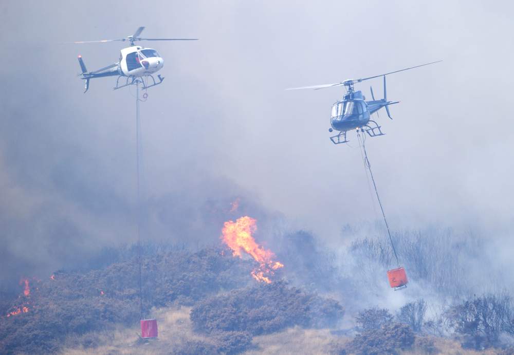 Some felt the fire would be brought under control on Wednesday.
PHOTO: JOSEPH JOHNSON/FAIRFAX NZ Some felt the fire would be brought under control on Wednesday.
PHOTO: JOSEPH JOHNSON/FAIRFAX NZ