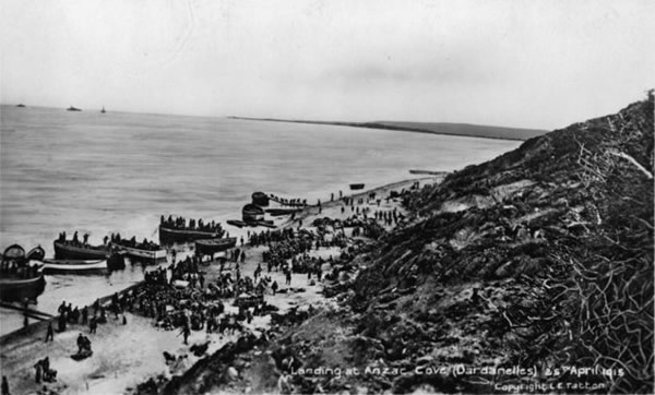 Wellingtonian troops land ashore under heavy fire. 